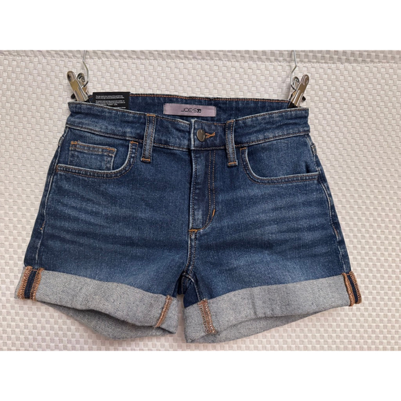 Joe's Jeans Mid-Rise Cuffed Denim Shorts XS - Picture 2 of 6
